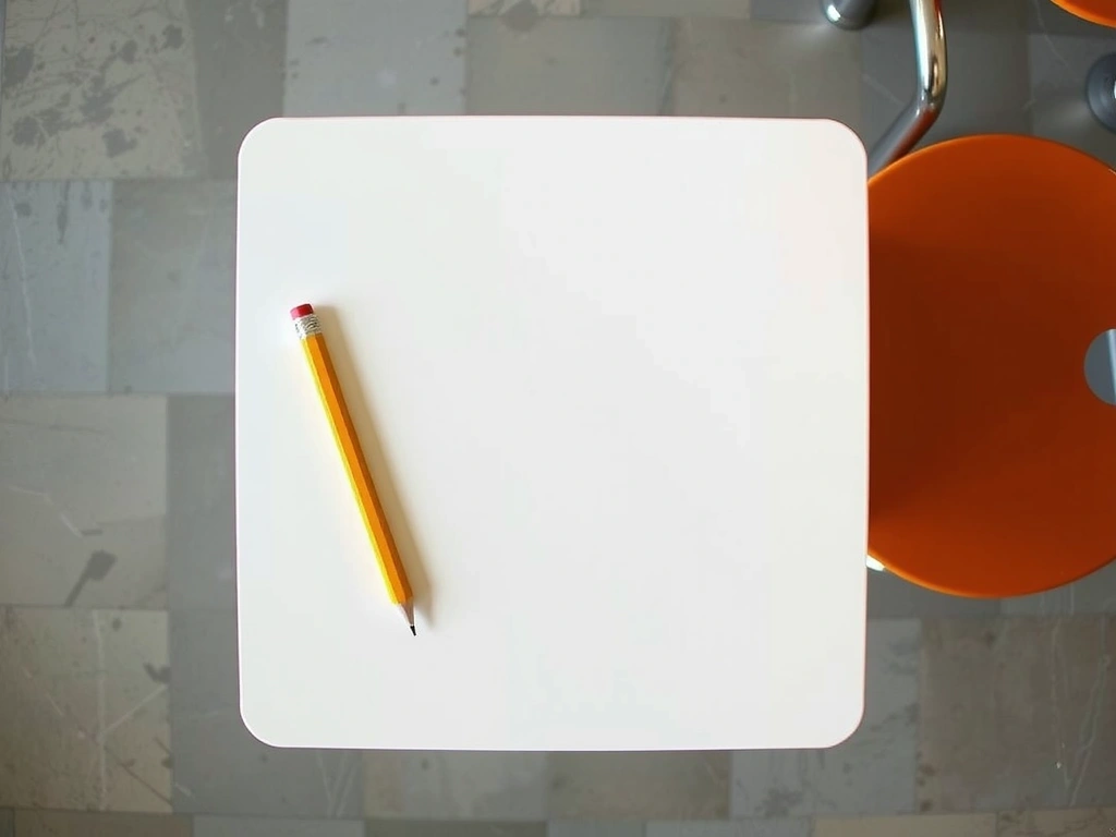 Pupitre escolar limpio